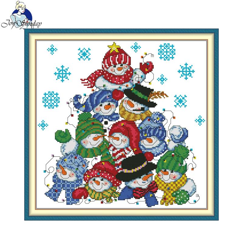 Textile Sewing Patterns - Kit de Ponto Cruz JoySunday com