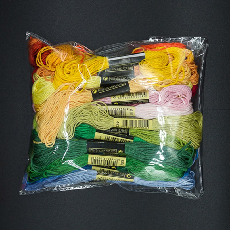 Embroidery Floss Thread - Kit de Fios de Algodão Multicoloridos