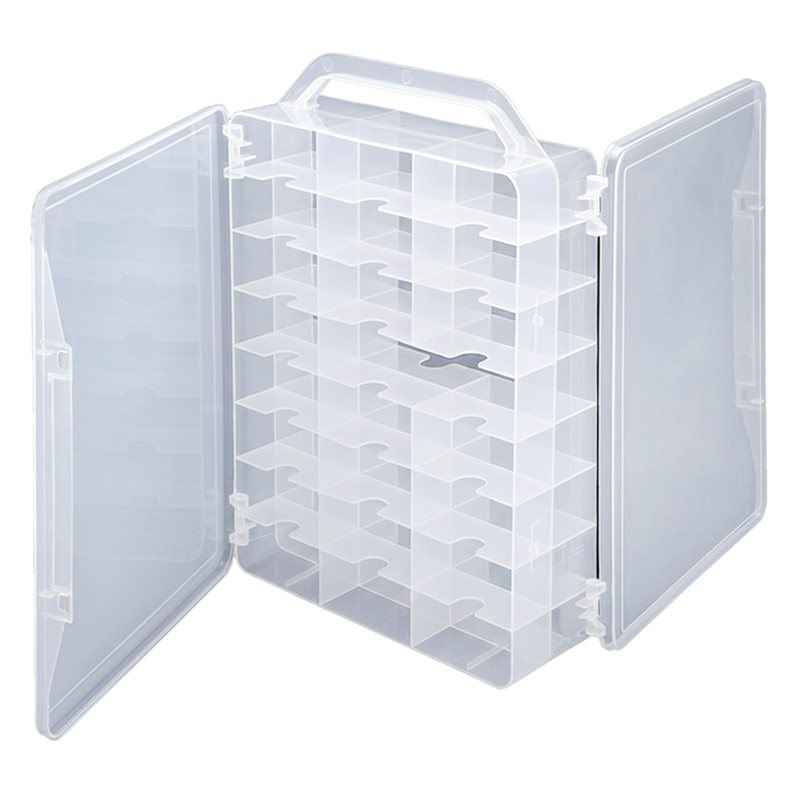 Embroidery Floss Thread - Organizador de costura com 46 compartimentos