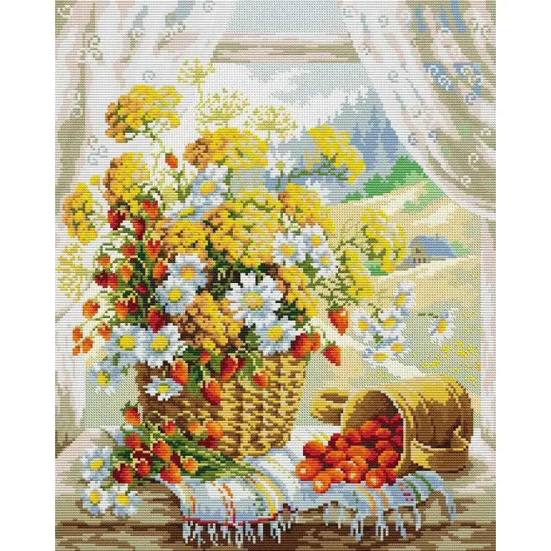Padrões Floral Ponto Cruz Kit  - Textile Sewing Patterns avaliação e preço