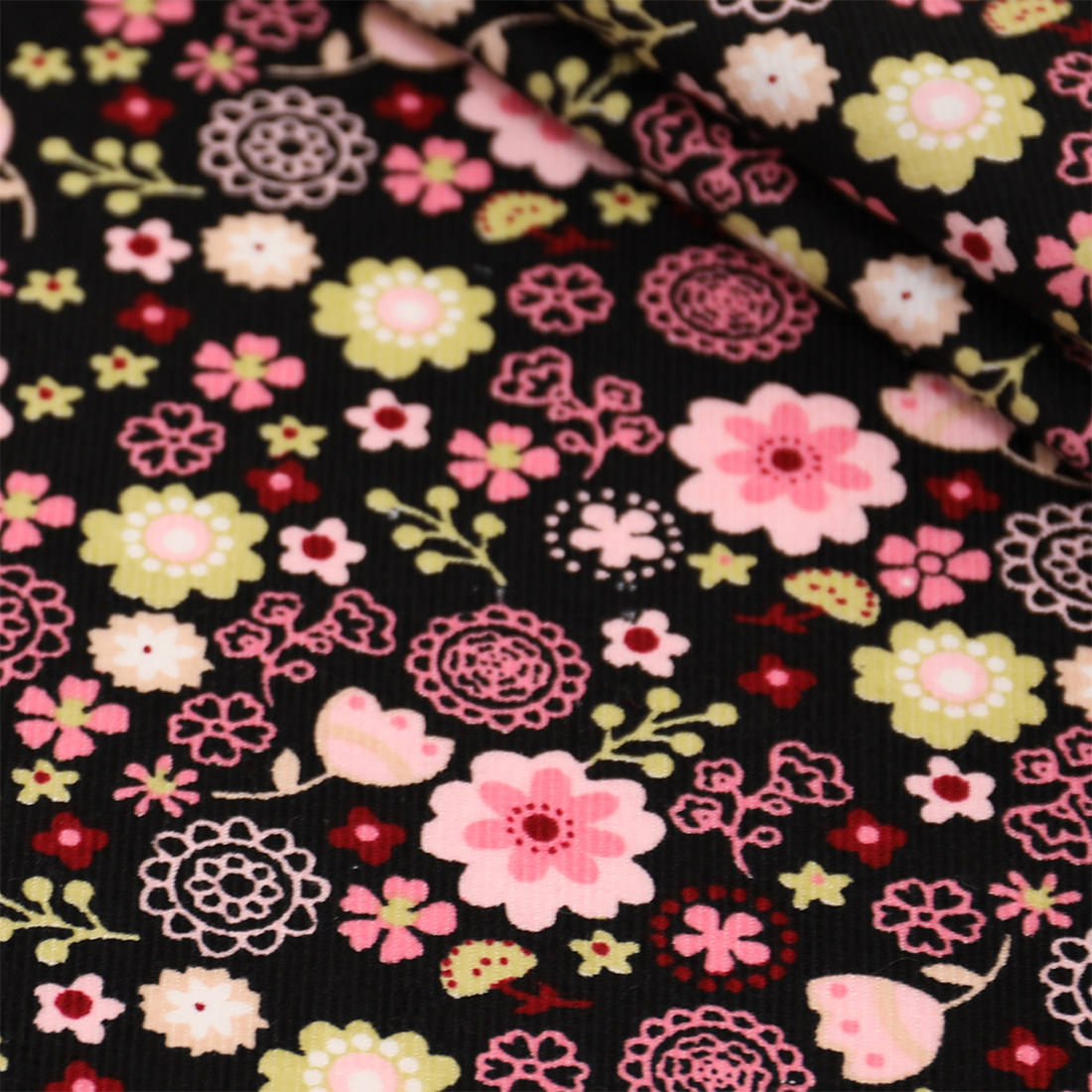 Tecido de veludo cotelê com es - Textile Sewing Patterns avaliação e preço