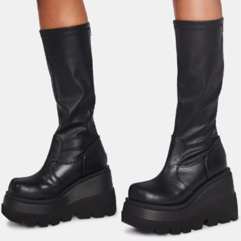 Botas Femininas Plataforma Est - Sewing Cotton avaliação e preço