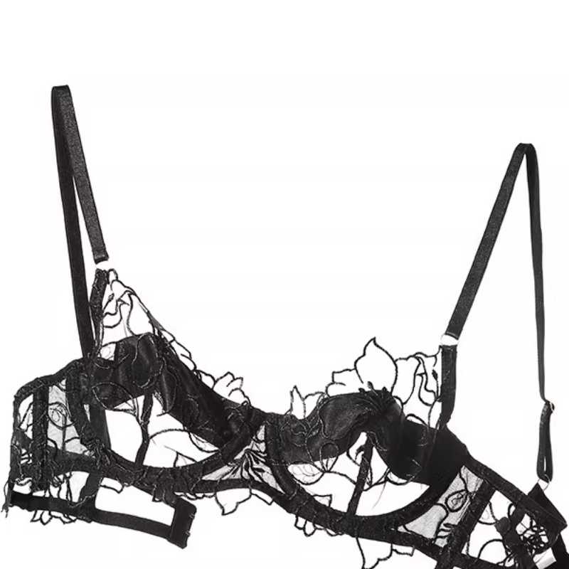 Conjunto de Lingerie Estilo Fr - Hook Eye Fastener avaliação e preço