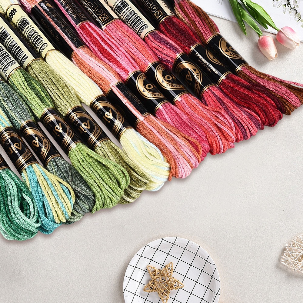 105 Jardas de Linha de Bordado - Embroidery Floss Thread avaliação e preço