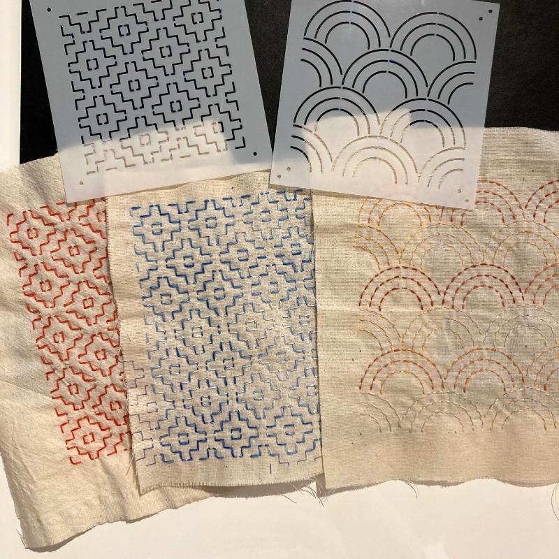 Conjunto de Estênceis para Bor - Textile Sewing Patterns avaliação e preço