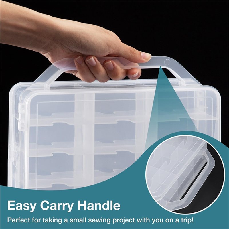Organizador de costura com 46  - Embroidery Floss Thread avaliação e preço